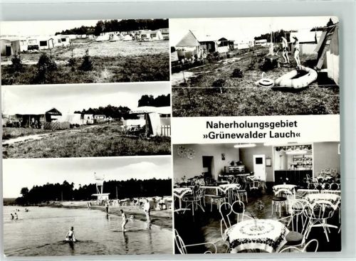01979 O7806 Grünewalde b Ruhland - Naherholungsgebiet Grünewalder Lauch Campingplatz Badesee