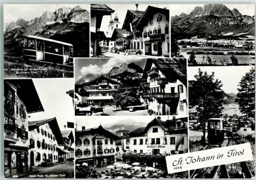 St. Johann Bergbahn Wilder Kaiser Hotel Post Gasthaus zum Bären Auto Kirche
