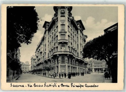 Savona Via Cesare Battisti e Carto Principe Quedeo