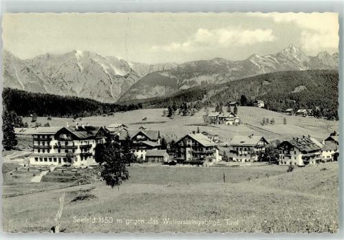 Seefeld gegen das Wettersteingebirge
