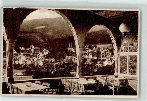 Bad Flinsberg Swieradow-Sdroj - Blick vom Waldfrieden Gasthaus Isergebirge Kirche