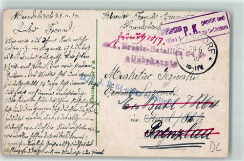 Mulhausen 1916 I. Ersatz-Bataillon 64 Hamburg Binnenalster Alsterpavillon Alsterdamm