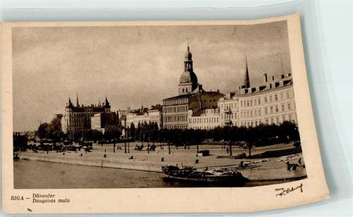 Riga Dünufer Schiff Dom Scan verzogen