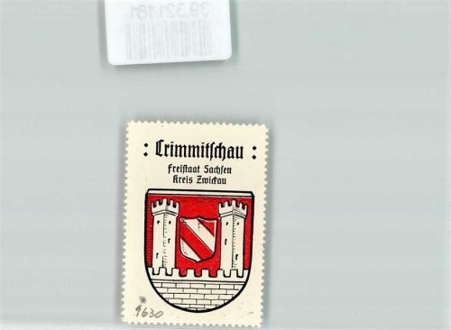 Crimmitschau Wappen Kaffee Hag ca. 1920-1940 Zinnenmauer Zinnentürme