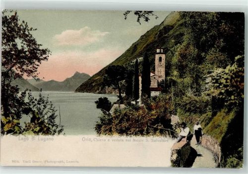 Oria Chiesa e veduta sul Monte San Salvatore