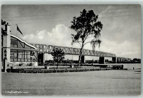 Middelfart Skandinavien Lillebaltsbroen kombinierte Straßen- und Eisenbahnbrücke
