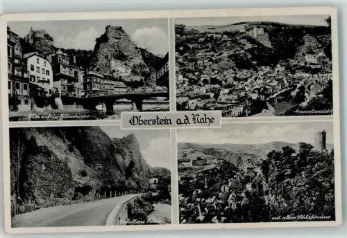Idar-Oberstein Felsenkirche Gefallene Felsen Schloßruine