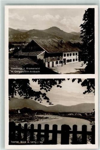 Arzbach Isartal Gasthaus zum Kramerwirt