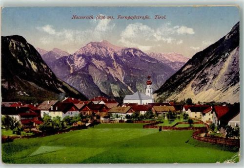 Nassereith 836 m Fernpaßstraße Tirol Kirche