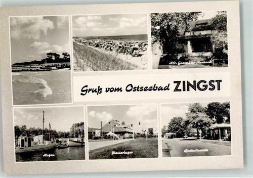 Zingst Hafen Pionieranlagen HO-Gasthaus Kurhaus Strand