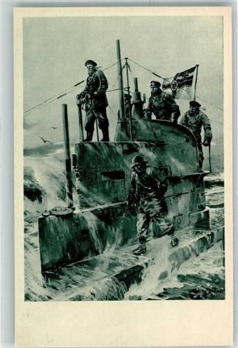 1917 U-Boot Kommandoturm FAhne