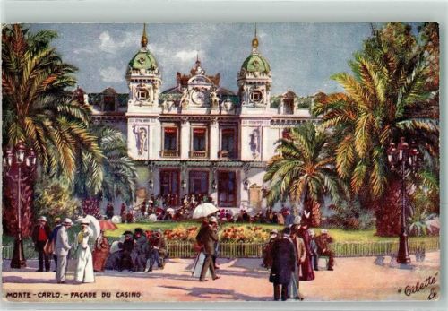 Monte Carlo Tucks Oilette Serie 764P Nr.23 Facade