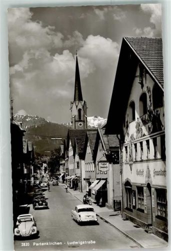 Partenkirchen Ludwigstraße Gasthaus VW Käfer
