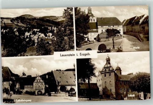 Lauenstein Markt Schlosseingang Schloss