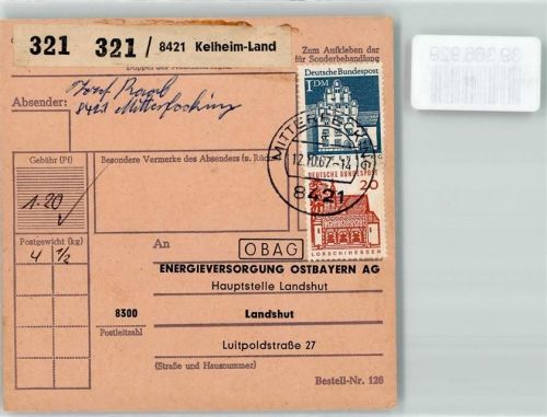 Mitterfecking Paketkarte