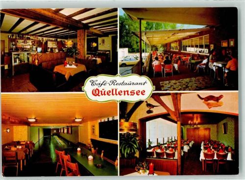 Nettetal Cafe-Restaurant Quellensee Gaststube Kegelbahn