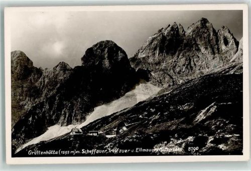 Gruttenhütte 1593 m Scheffauer Treffauer Ellmauer Hallspitzen