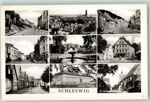 Schleswig Am Holm Stadtweg Lollfuß Schloß Gottorf Rathaus St.Johanniskloster