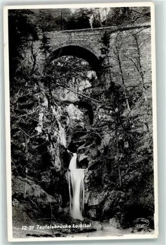 Unterbergen Teufelsbrücke Loibtal