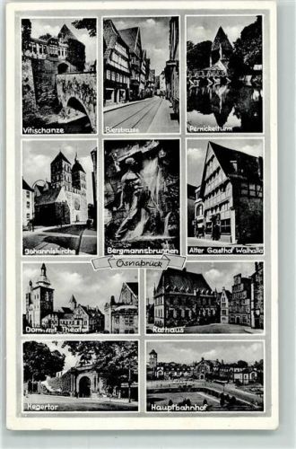 Osnabrück Bierstraße Rathaus Bahnhof Hegertor Johanniskirche Vitischanze