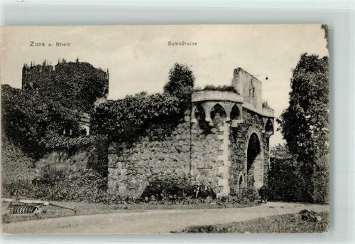 Zons Schlossruine
