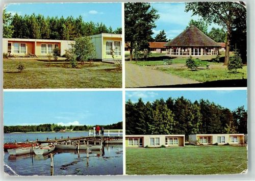 Milmersdorf Erholungsheim des VEB Leuna Werke Walter Ulbricht Ruderboot