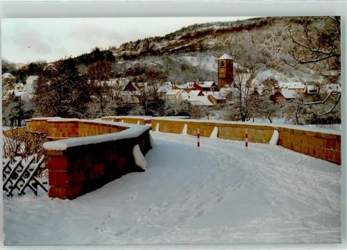 Creuzburg Winter Ort handschriftlich