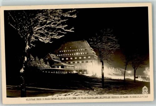 Altenberg Berghof Raupennest bei Nacht
