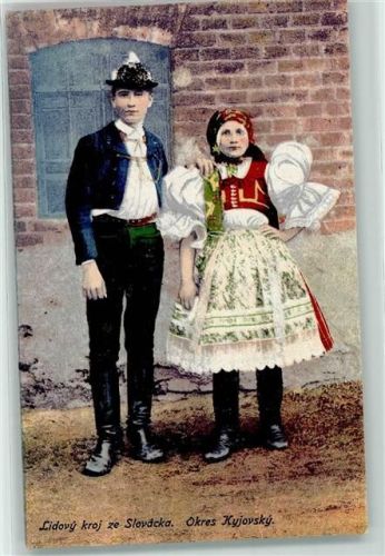 Lidovy kroj ze Slovacka Okres Kyjovsky Tracht