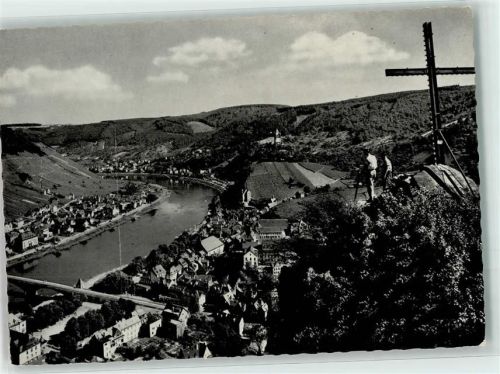 Cochem Bergkeuz Wanderer Rheinschleife