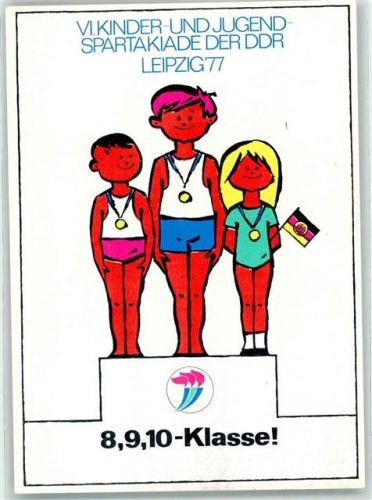 Leipzig Spartakiade der DDR 1977 Sport AK