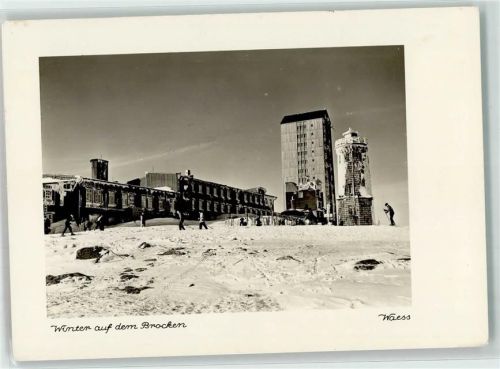 Brocken Brockenhotel Aussichtsturm Winter