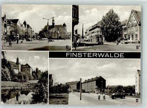 Finsterwalde Am Markt Thälmannstraße Postamt Schloß Otto Nuschke-Straße