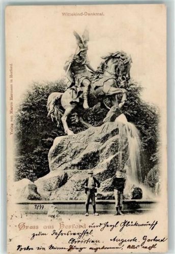 Herford 1899 Wittekind-Denkmal