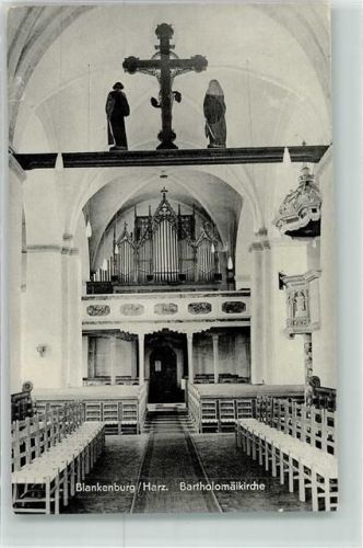 Blankenburg Bartholomäikirche Kirchenorgel