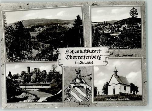 Oberreifenberg Burgruine Schule St. Gertrudis-Kapelle