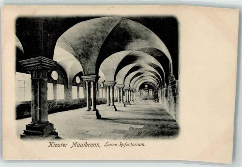 Maulbronn Kloster Maulbronn Laien- Fefectorium