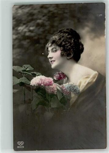1919 Frau Blumen Nr.5121-2
