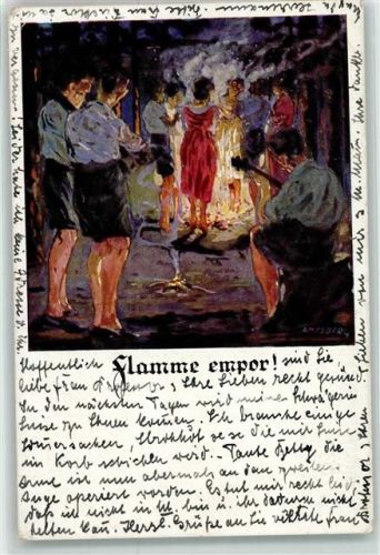 Flamme empor! Lagerfeuer Zum Besten des D. T. -Hauses