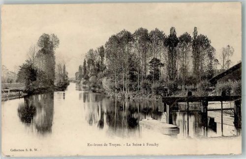 Troyes la Seine a Fouchy Wehr