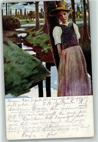 1917 sign.P.W.Keller-Reutlingen Die Amper Serie III Nr.4