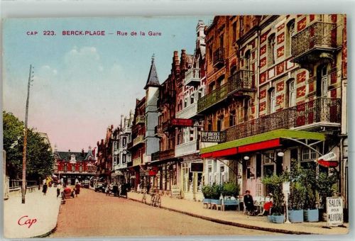 Berck Bahnhofstraße Hotel Oldtimer Fahrrad