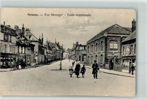 Peronne Rue Berenger Ecole communale