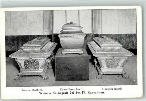 Wien Kaiserin Elisabeth Kronprinz Rudolf Kaisergruft PP.Kapuzinern