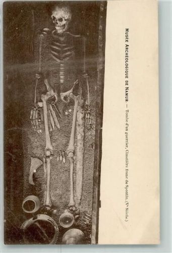 Namur Museum der Archäologie Grab eines Kriegers