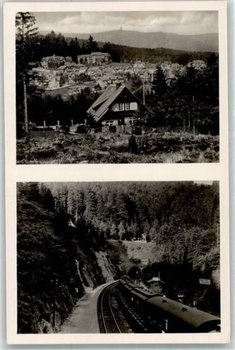 Oberhof Bahnhof Brandleite-Tunnel Personenzug