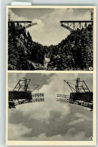 Echelsbach Ammer-Hochbrücke im Bau