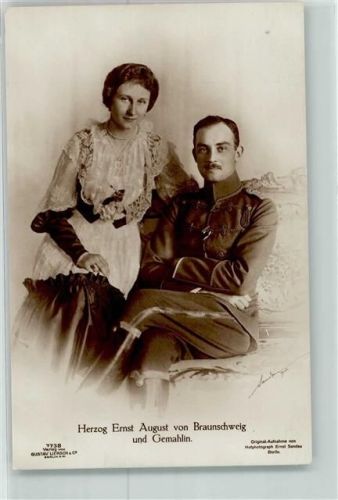 Herzog Ernst August mit Gemahlin Viktoria Luise