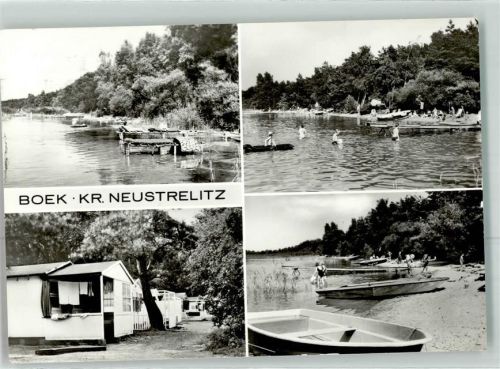 Boek Müritz Camping Badestrand Holzboote
