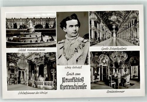 Prunkschlösser Herrenchiemsee Schlafzimmer Spieegelgalerie Speisezimmer